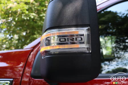 Detail on the 2023 Ford F-150 PowerBoost