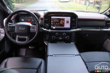 Interior of 2023 Ford F-150 PowerBoost