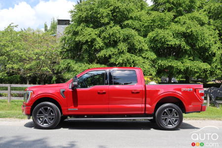 Profile of 2023 Ford F-150 PowerBoost