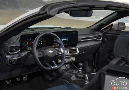 Interior of the 2024 Ford Mustang GT California Special Edition