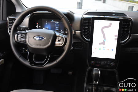 2024 Ford Ranger, steering wheel, multimedia screen