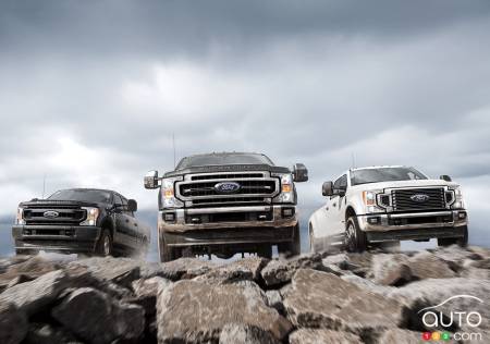2021 Ford Super Duty trucks