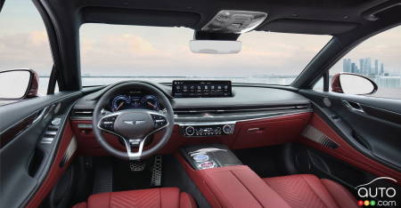 Interior of Genesis G80