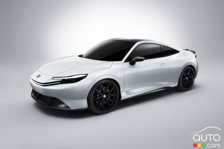 Honda Prelude concept, trosi quarts avant
