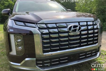 Le calandre imposant du Hyundai Palisade 2023