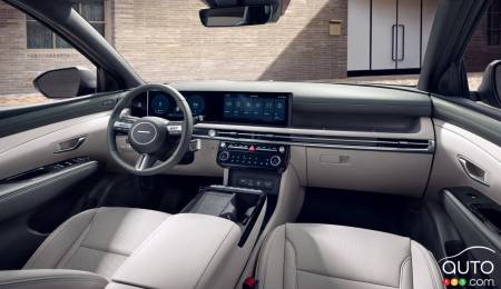 Interior of 2025 Hyundai Tucson (Europe)