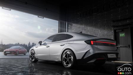 2024 Hyundai Sonata - Three-quarters rear