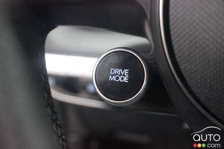 2022 Hyundai Ioniq 5, drive mode button