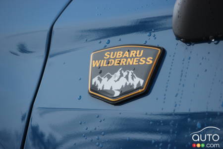 2022 Subaru Forester Wilderness, badging
