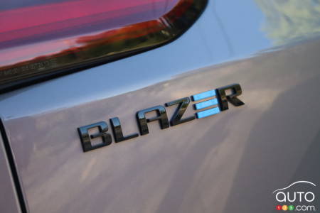 Chevrolet Blazer EV 2024, écusson Blazer