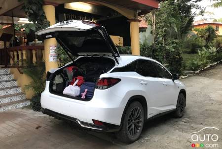 The 2020 Lexus RX 450h, hatchback