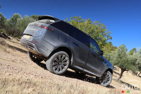 A filthy 2023 Land Rover Range Rover Sport