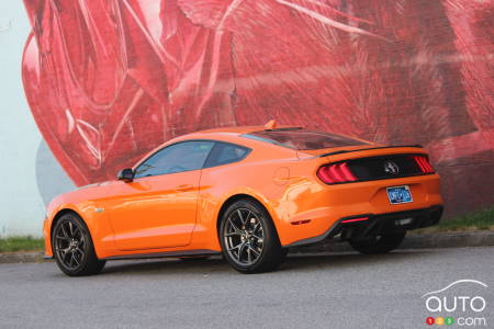 2020 Ford Mustang EcoBoost HPP, three-quarters rear