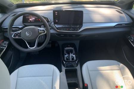 2021 Volkswagen ID.4, steering wheel, dashboard