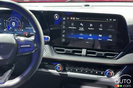 Le Chevrolet Equinox, écran multimédia
