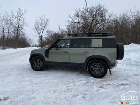 Land Rover Defender, profil