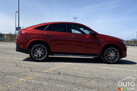 2021 Mercedes-AMG GLE 63 S Coupe, profile