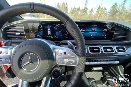 Mercedes-AMG GLE 63 S Coupé 2021, tableau de bord