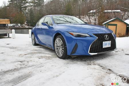 2021 Lexus IS 300, three-quarters front