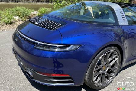 2021 Porsche 911 Targa 4, rear section