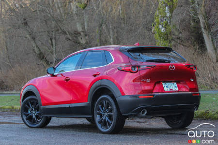 Mazda CX-30 GT Turbo 2021, trois quarts arrière