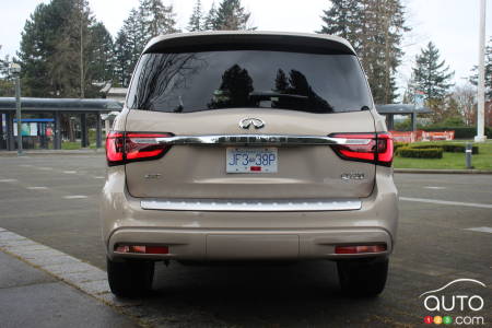 2021 Infiniti QX80, rear