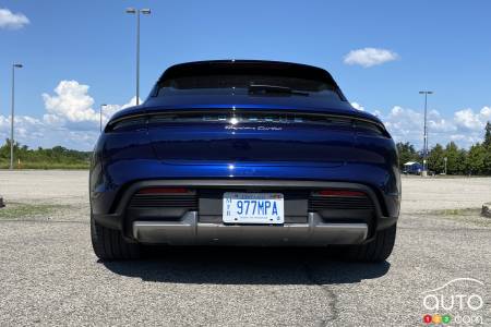 2021 Porsche Taycan Turbo Cross Turismo, rear