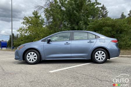 2021 Toyota Corolla L manual, profile