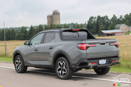 Hyundai Santa Cruz 2022, trois quarts arrière