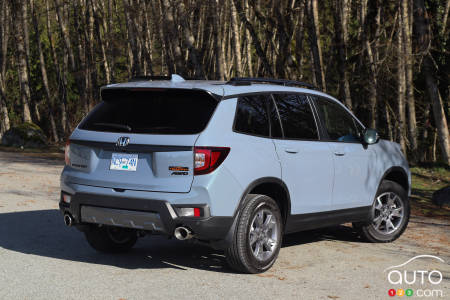 Honda Passport Trailsport 2022, trois quarts arrière