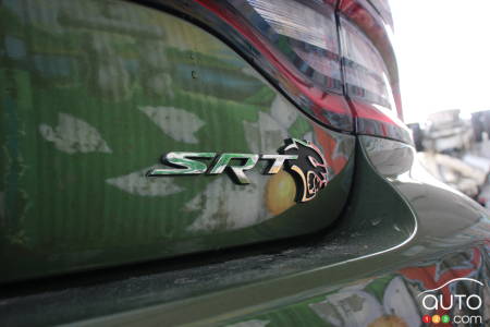 Dodge Charger SRT Hellcat Redeye 2021, écusson SRT
