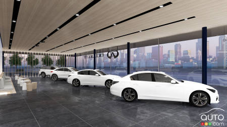 New Infiniti dealership design, fig. 2