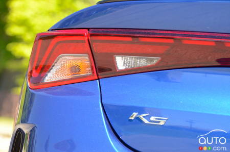 2021 Kia K5 GT, rear light, badging