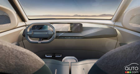 Kia EV5 concept - Steering Wheel, dashboard