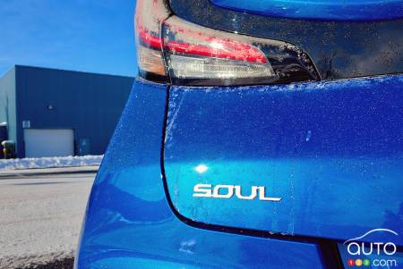 2023 Kia Soul EV - rear light, badging