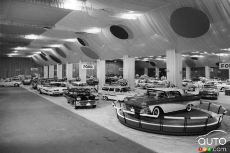 The Los Angeles Auto Show, in another era