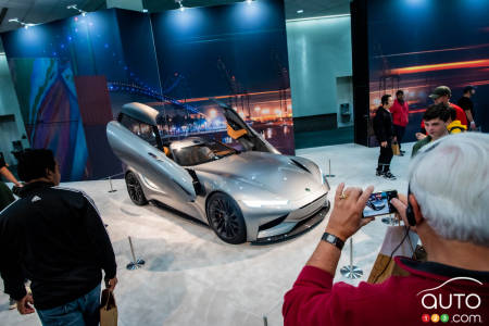 An unveiling at the Los Angeles Auto Show, in 2019