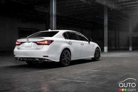 2020 Lexus GS Black Line, three-quarters rear