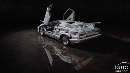 Lamborghini Countach 1989 grise