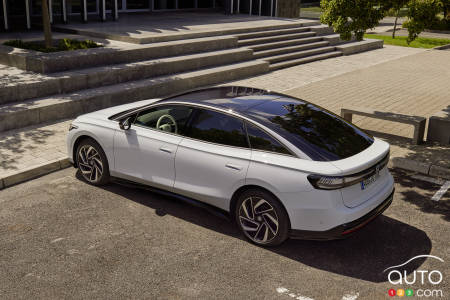 2025 Volkswagen ID.7, from above