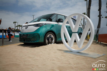 Le Volkswagen ID. Buzz (version nord-américaine) récemment dévoilé