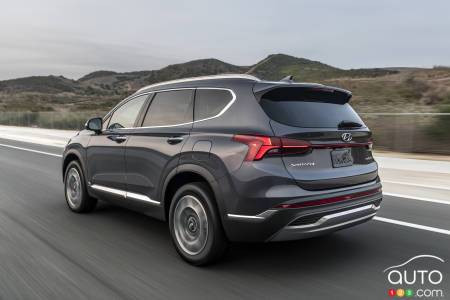 Hyundai Santa Fe, trois quarts arrière