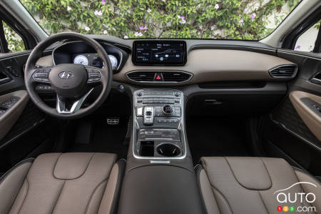 2021 Hyundai Santa Fe, interior