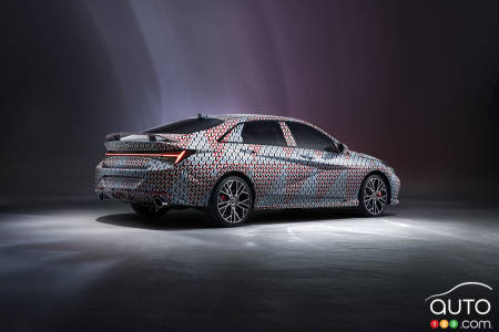 Hyundai Elantra N, trois quarts arrière