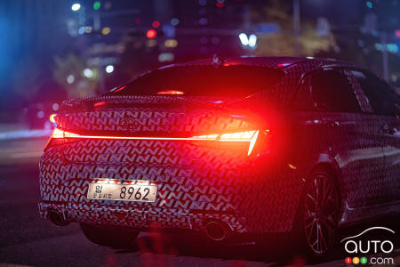 2022 Hyundai Elantra N, rear lights