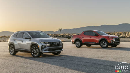 Les Hyundai Tucson et Hyundai Santa Cruz 2025