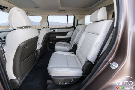 2024/25 Hyundai Santa Fe, second-row seating
