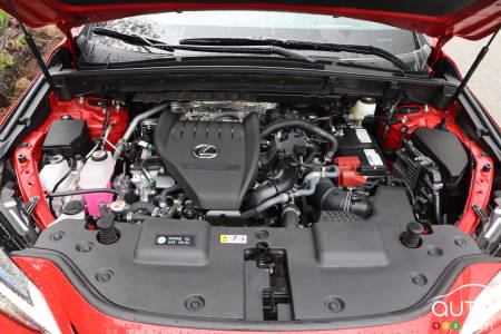 Engine of the 2023 Lexus NX 350 F Sport