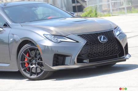 2021 Lexus RC F Track Edition, front grille