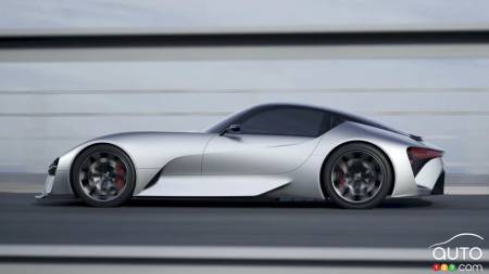 Le concept Lexus Electrified Sport  - Profil